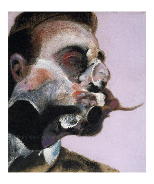 FrancisBacon, Study for a Portrait of George Dyer 1969 I VintageArtReprints.com