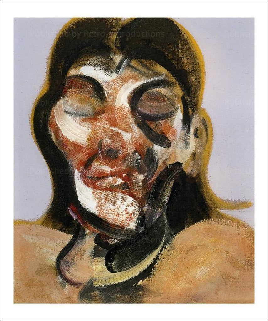 Ar Print, Francis Bacon, Etude d'Henrietta Moraes, 1969 I VintageArtReprints.com