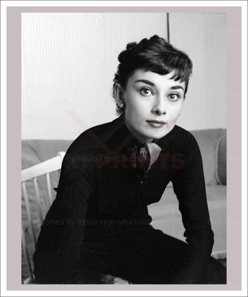 Audrey Hepburn, Photographic print - Vintage Art,