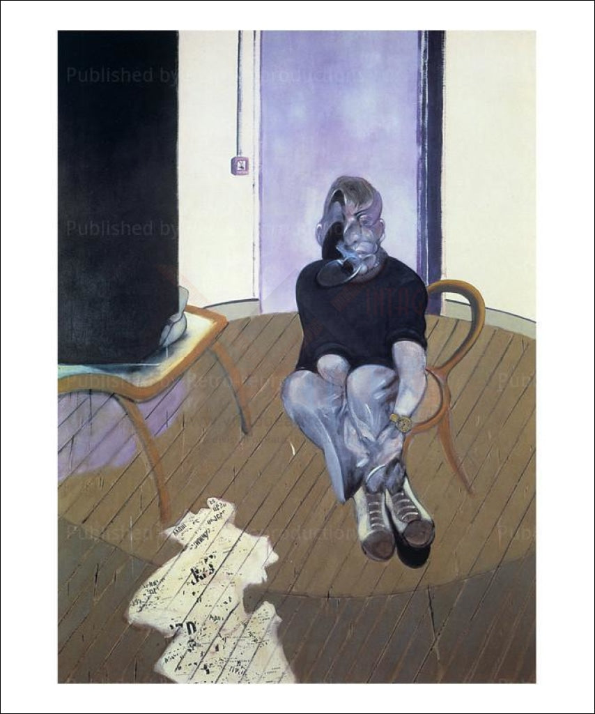Autoportrait, 1973, Francis Bacon, Art print - Vintage Art,