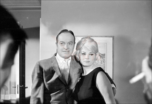 Bob Hope and Anita Ekberg, photographic print - Vintage Art, canvas prints