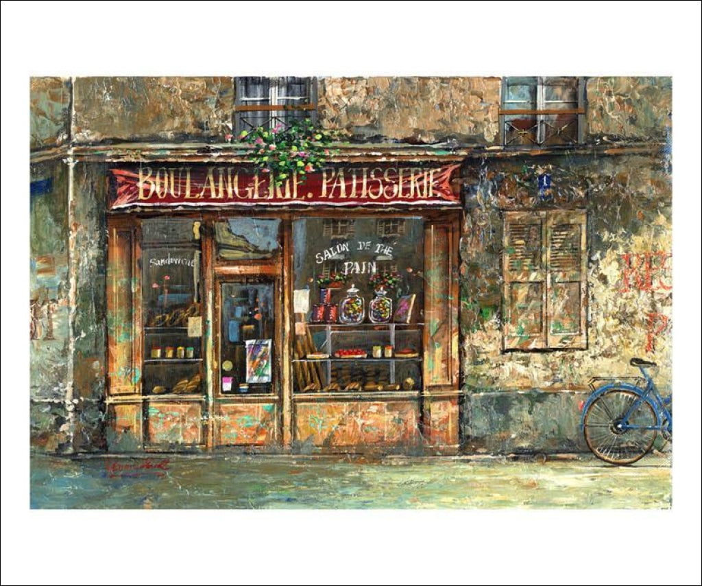 Bakery - Patisserie, Art print - Vintage Art, canvas prints