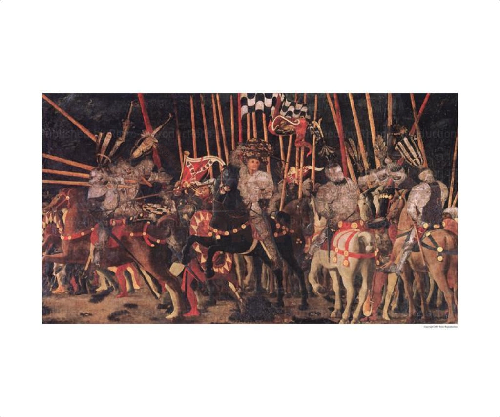 Canvas Print La Bataille de San Romano Paolo di Dono - Vintage Art, canvas prints