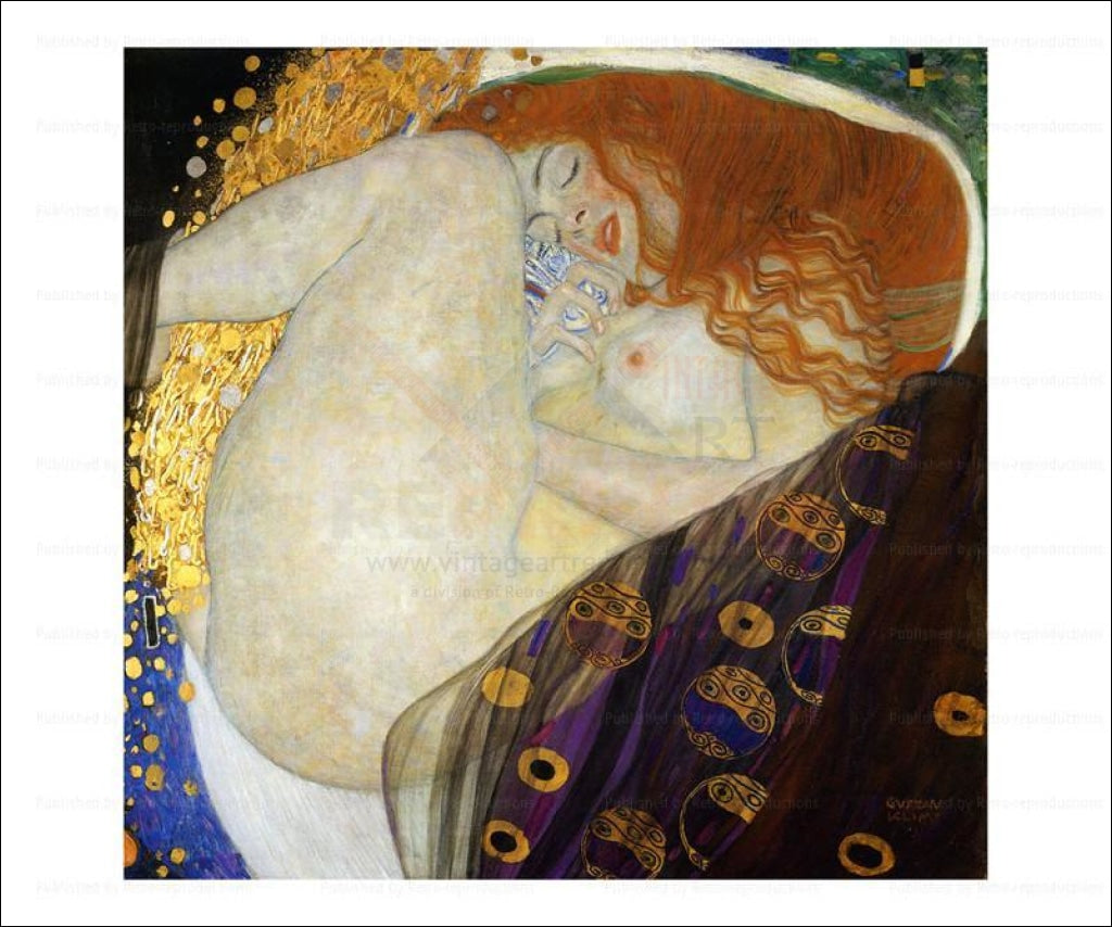 Danae, Greek Mythology name, Art Print - Vintage Art, canvas prints