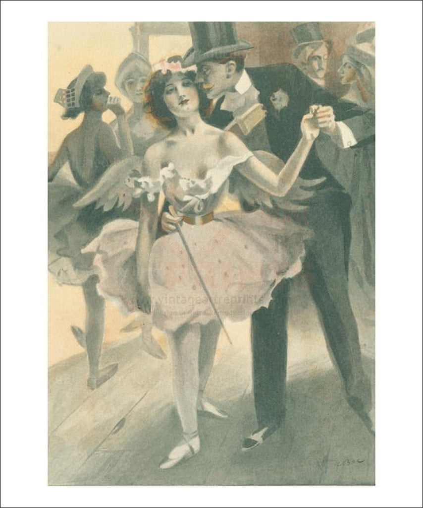 Femme de Theatre 12 - Vintage Art, canvas prints