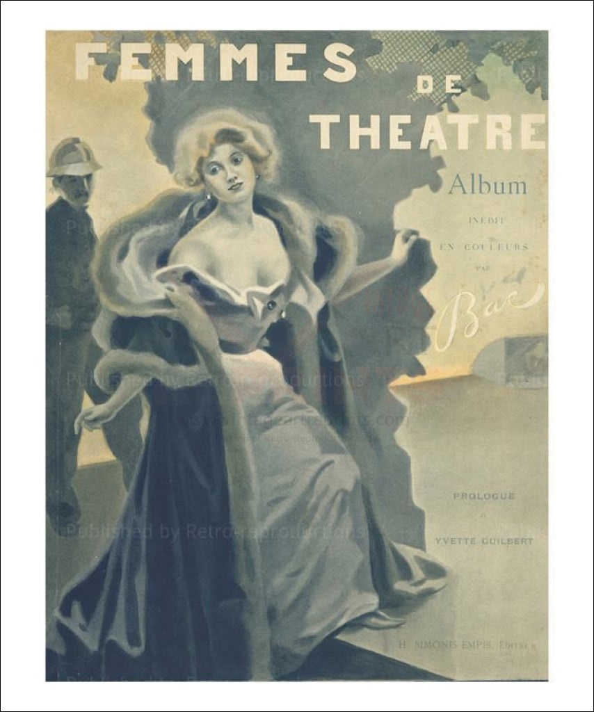 Femme de Theatre 2 - Vintage Art, canvas prints