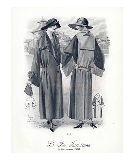 La Fee Parisienne Coats - Vintage Art, canvas prints