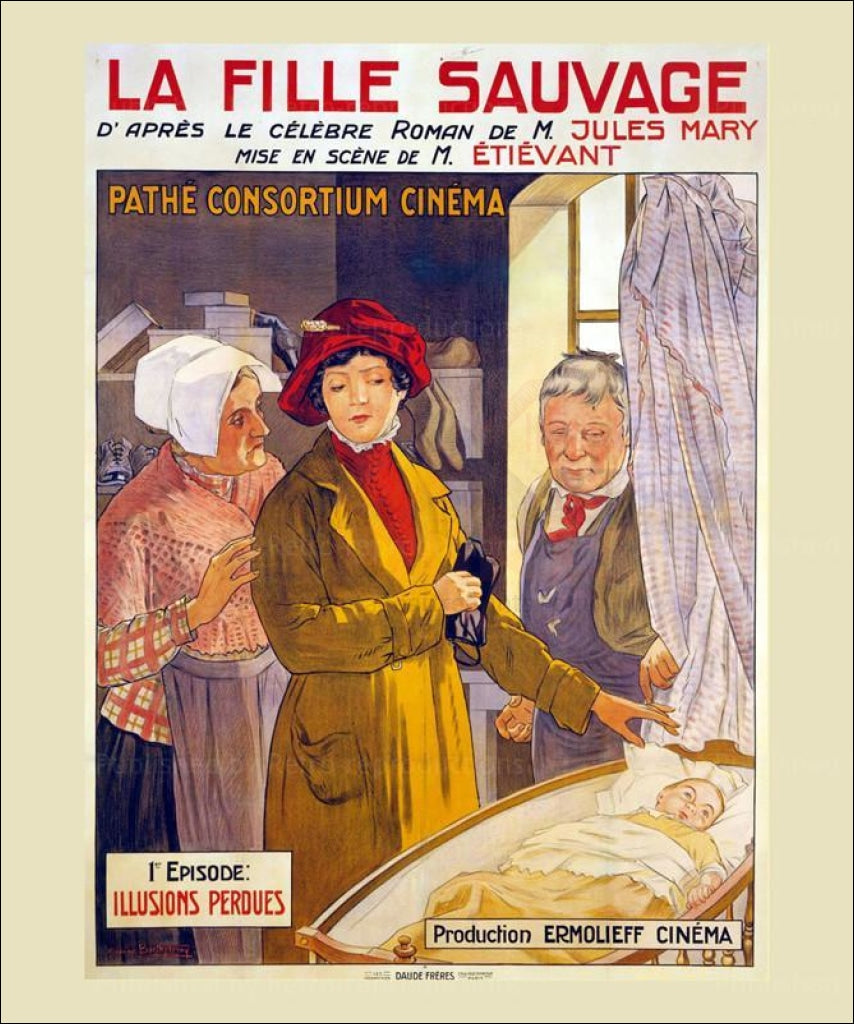 La Fille Sauvage - Vintage Art, canvas prints