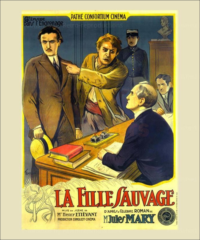 La Fille Sauvage - Vintage Art, canvas prints