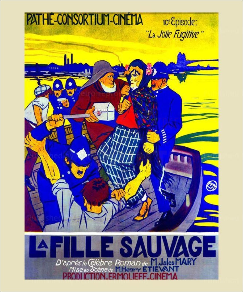 La Fille Sauvage - Vintage Art, canvas prints