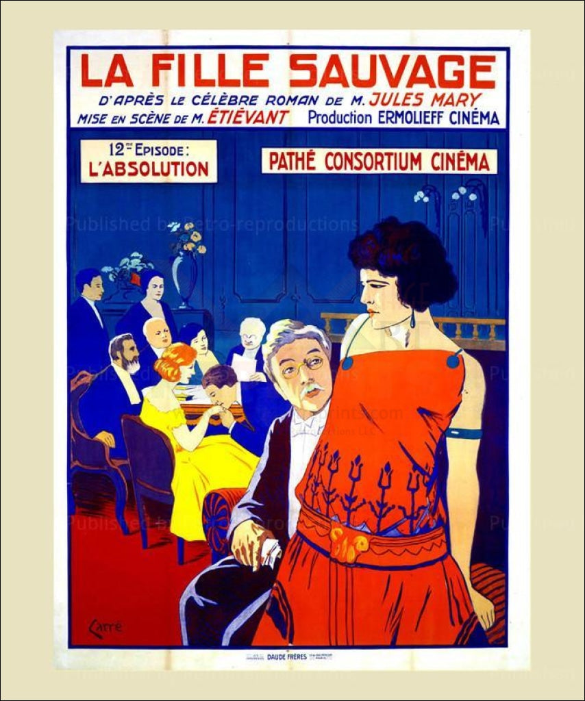 La Fille Sauvage - Vintage Art, canvas prints