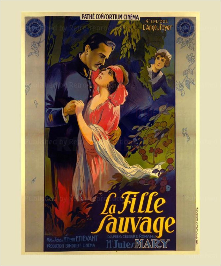 La Fille Sauvage - Vintage Art, canvas prints