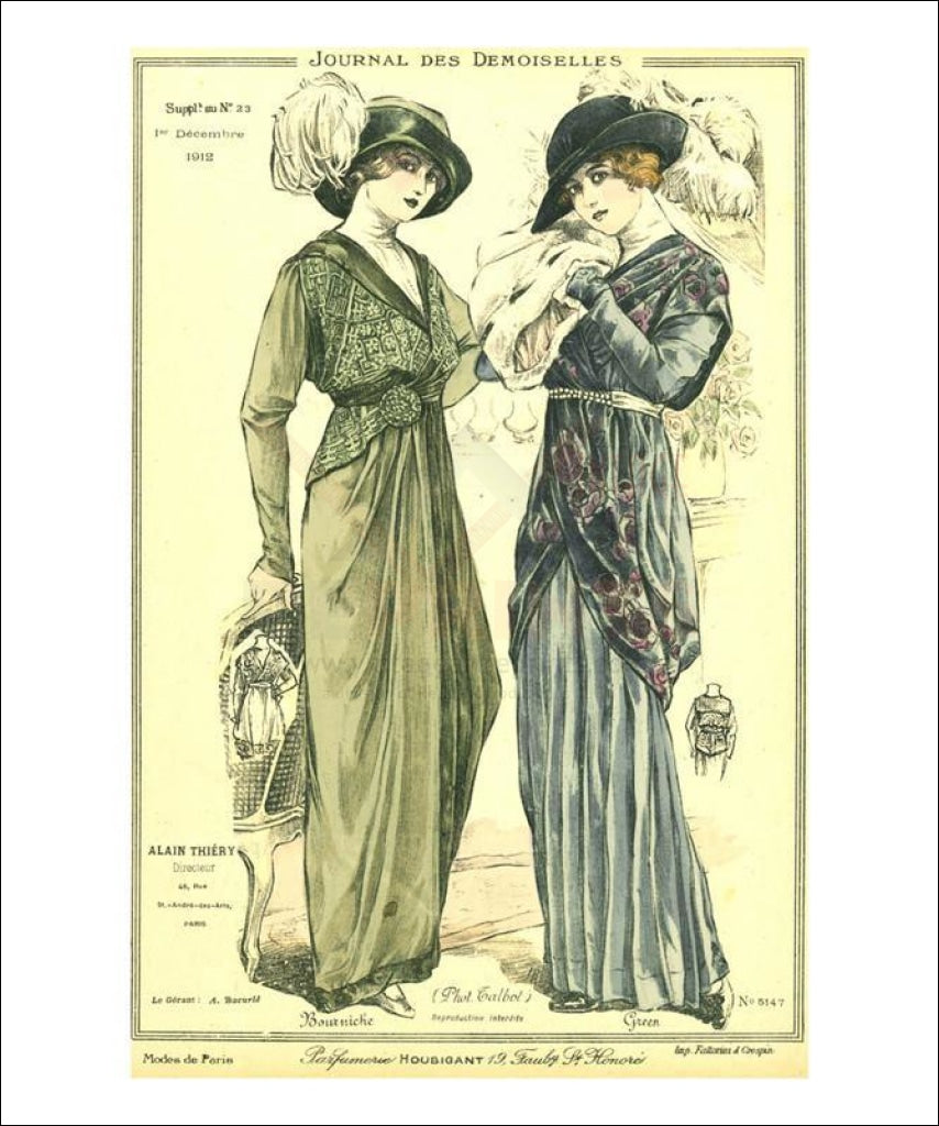 Le Journal des Demoiselles # 5147 - Vintage Art, canvas prints