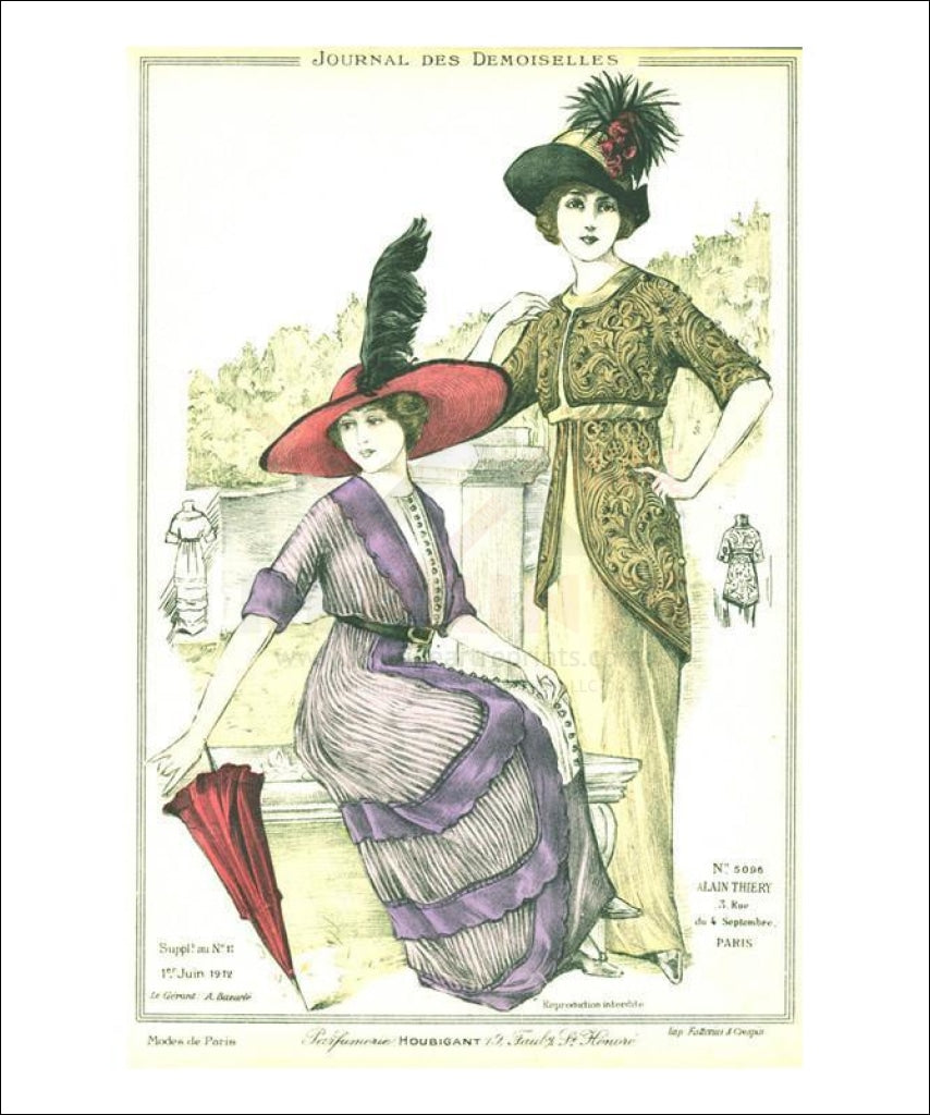Le Journal des Demoiselles - Vintage Art, canvas prints