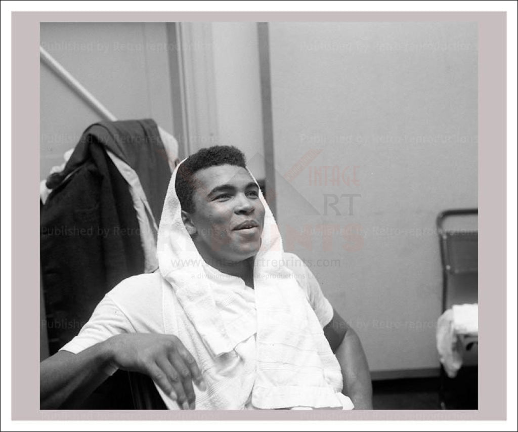 Muhammad Ali - Vintage Art, canvas prints