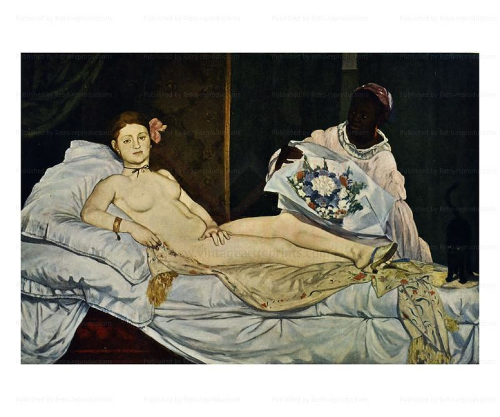Olympia 1832 - Vintage Art, canvas prints