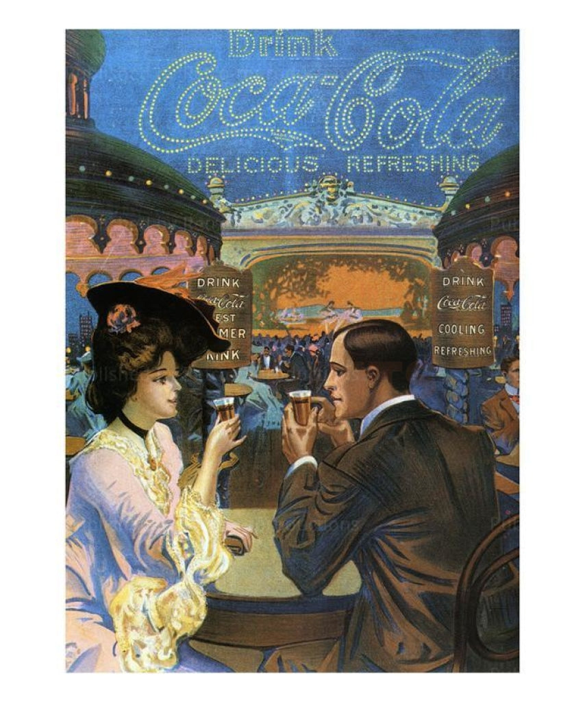 Paris Cafe scene 1890's - Vintage Art, canvas prints