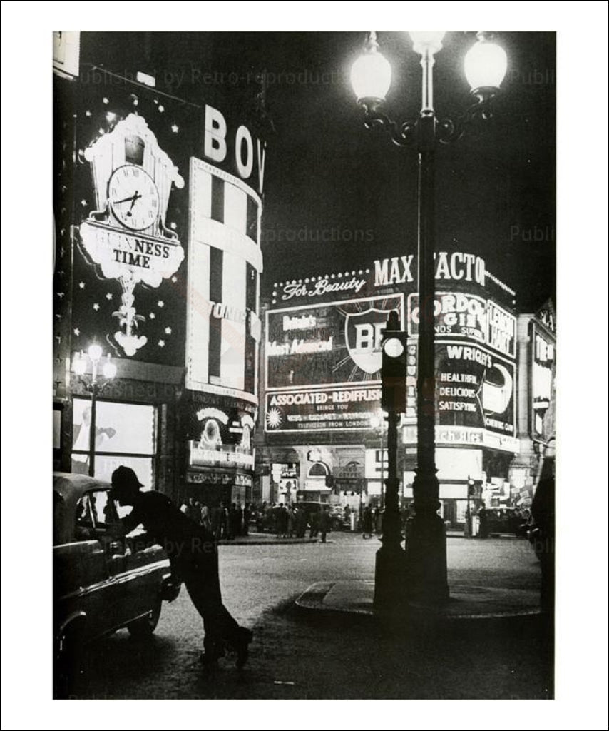 City Lights - Vintage Art, canvas prints