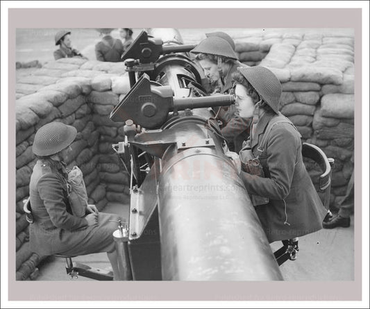 Women at War - Forces Services 5, vintage art photo print reproduction, WWII - Vintage Art, canvas prints