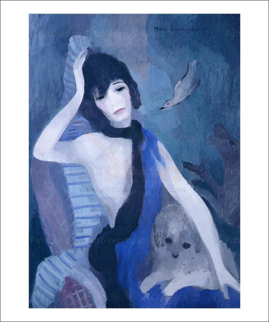 Portrait de Mademoiselle Channel - Vintage Art, canvas prints