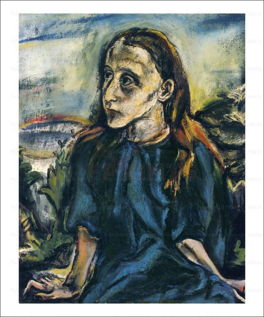 Portrait of a Young girl - Vintage Art, canvas prints