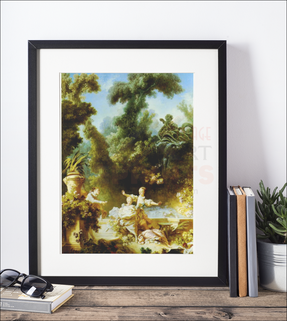 La Poursuite Digital Giclée Print