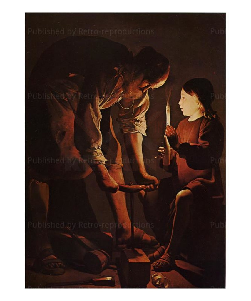 Saint-Joseph Charpentier - Vintage Art, canvas prints