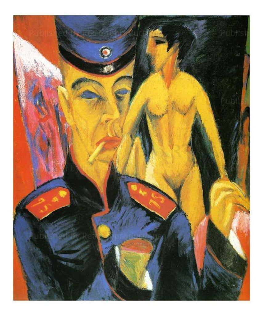 Self Portrait as a Soldier - Vintage Art, canvas prints