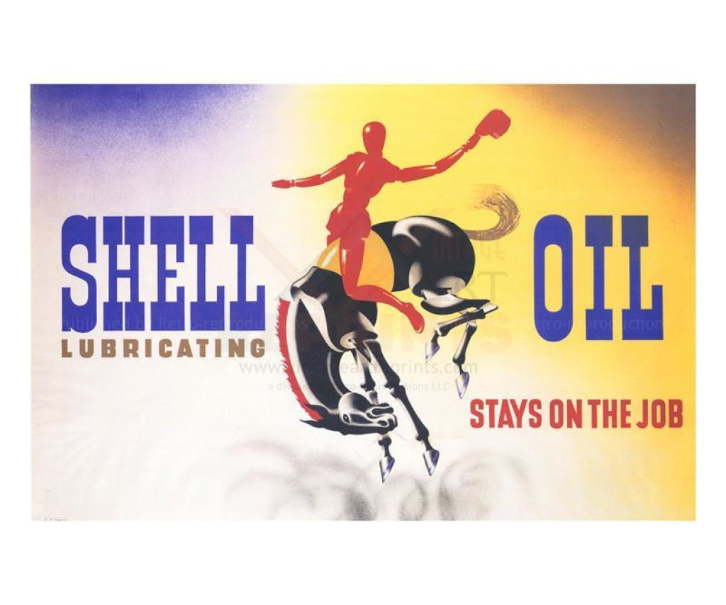 Stays on the job - Vintage Art, canvas prints