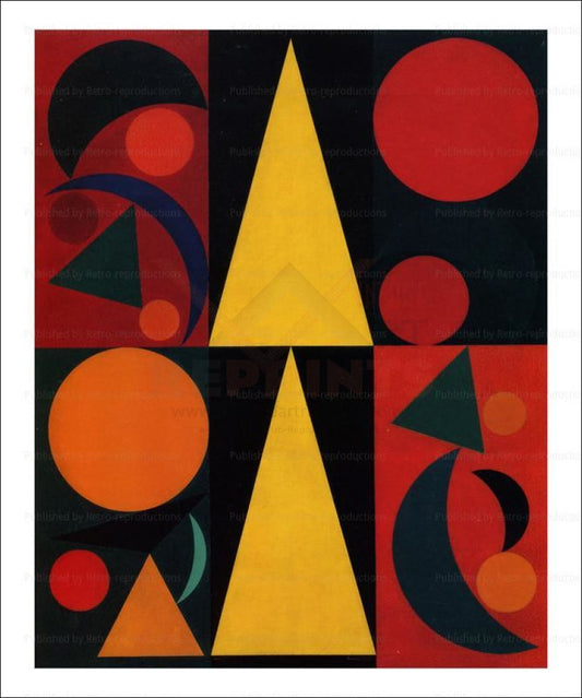 Sun, 1947 - Vintage Art, canvas prints