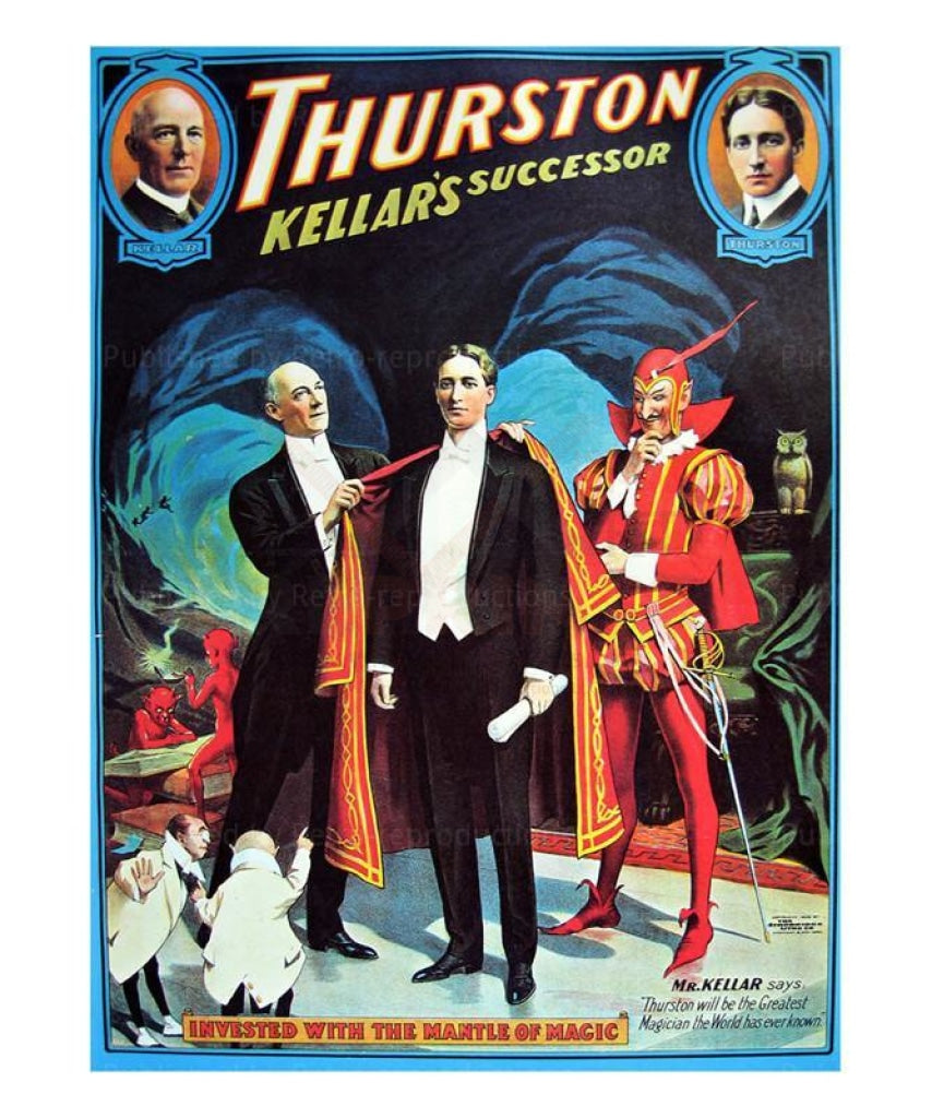 Thurston, le successeur de Kellar - Vintage Art, canvas prints