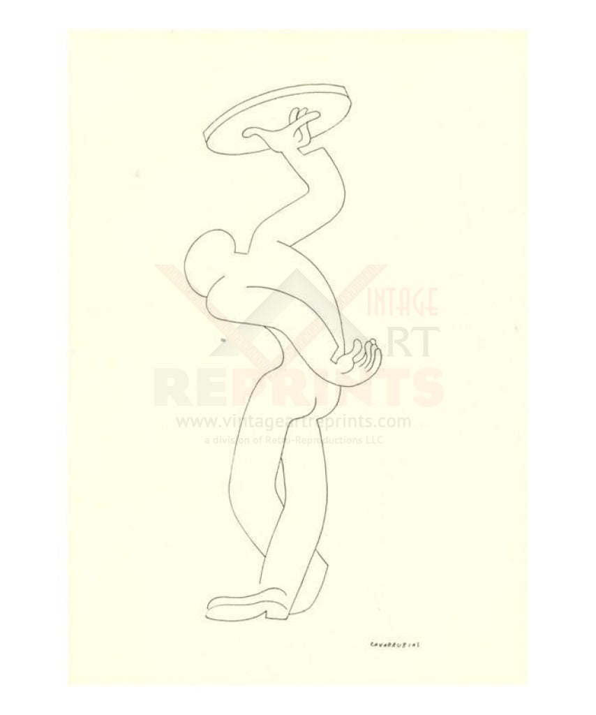 Waiter No. 50 - Vintage Art, canvas prints