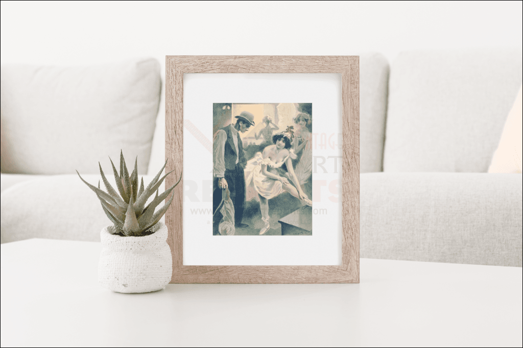 Femme De Theatre 6 Digital Giclée Print