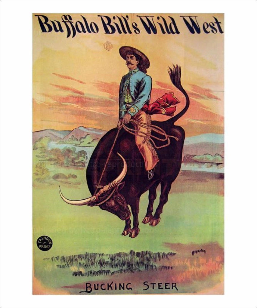 Buffalo Bill's Wild West 1888 I VintageArtReprints.com