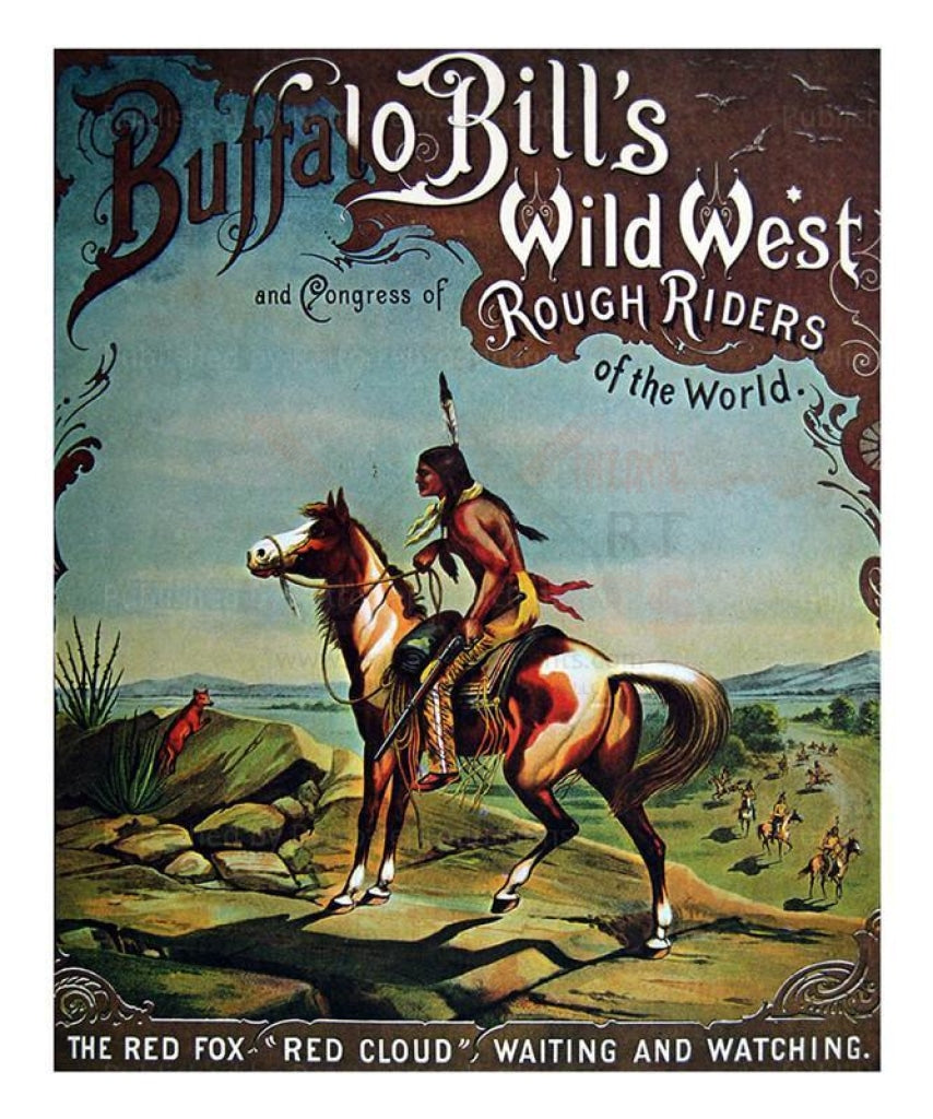 Buffalo Bill's Wild West 1893, Red Cloud I VintageArtReprints.com