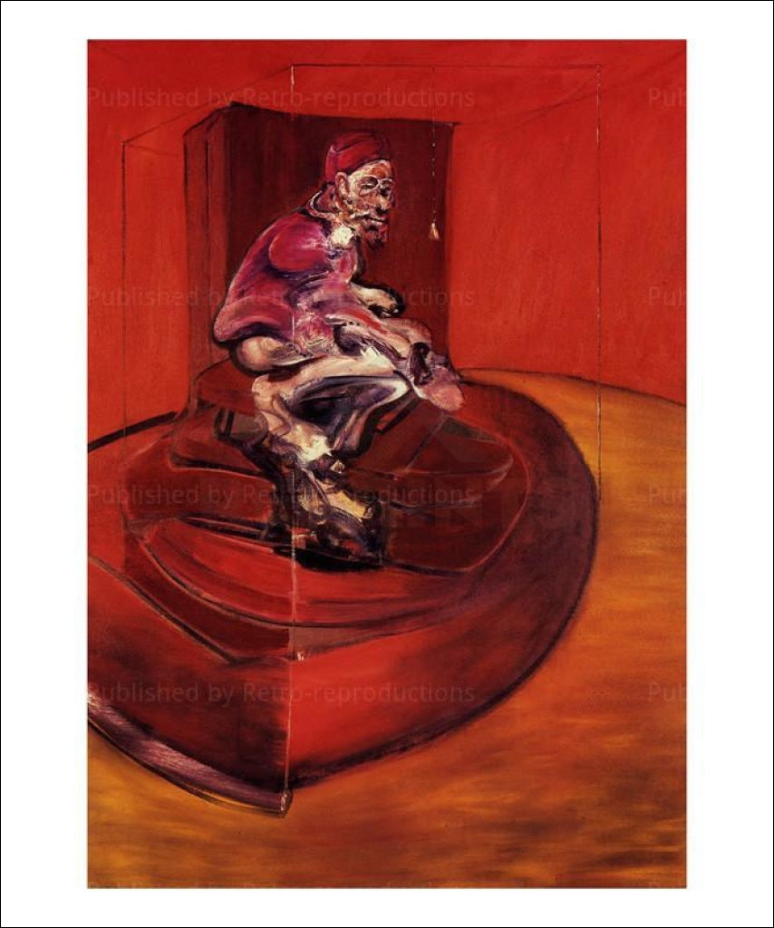 Francis Bacon, Etude d'apres Innocent X, 1962 - VintageArtReprints.com