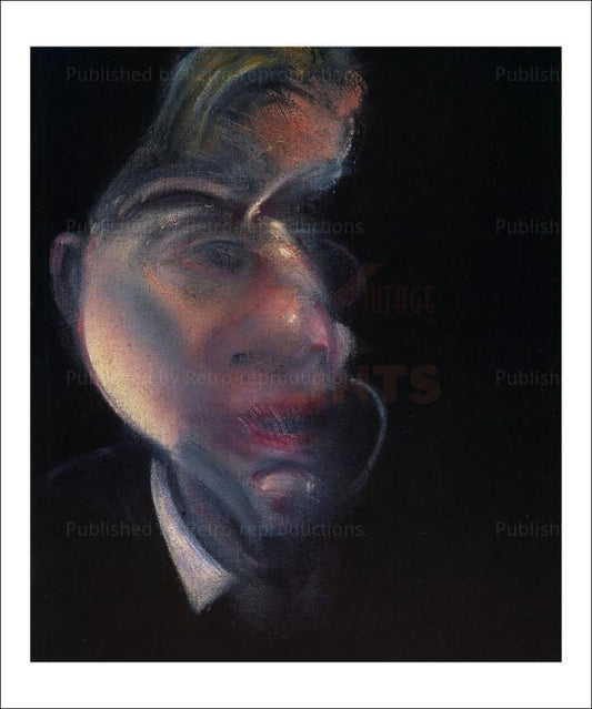 Art Print, Francis Bacon, Etudes pour un Autoportrait I Retro-Reproductions.com
