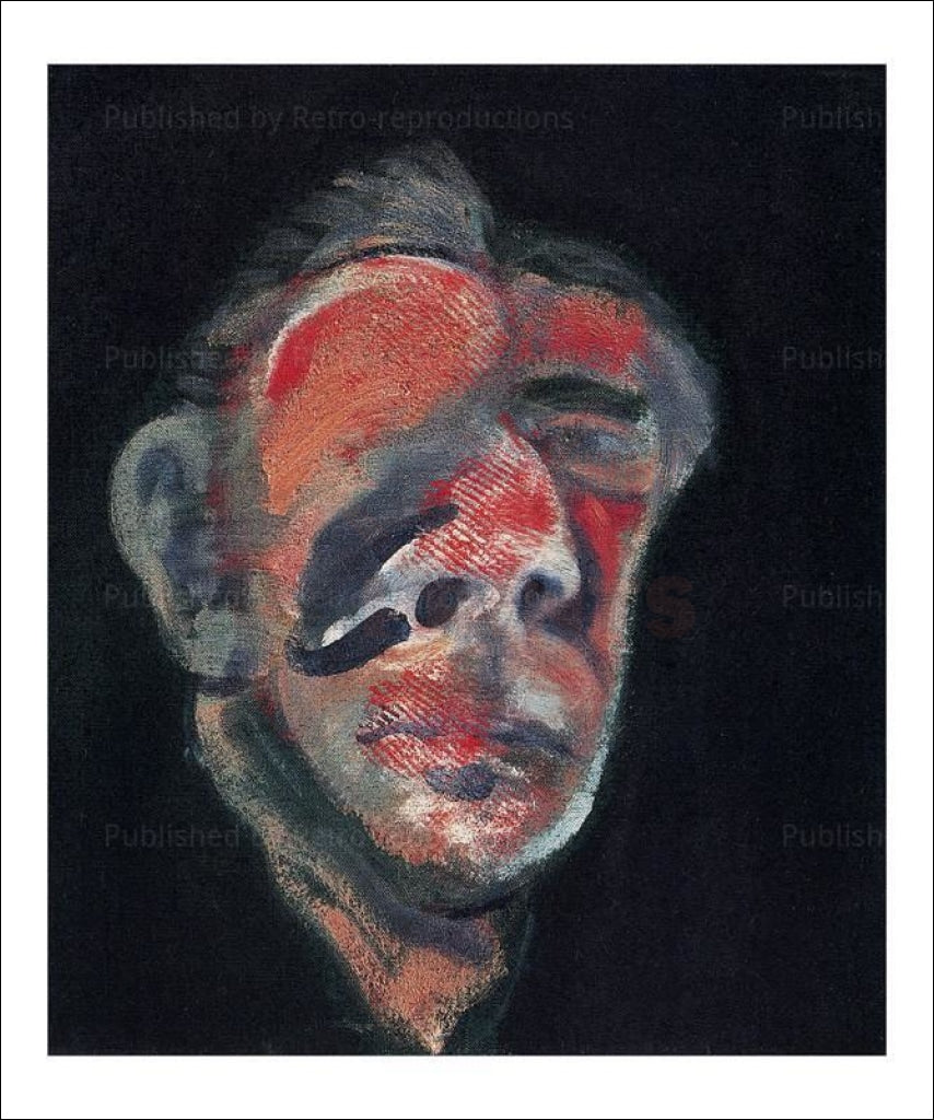 Art print Tete 2, 1961 - Francis Bacon - VintageArtReprints.com 