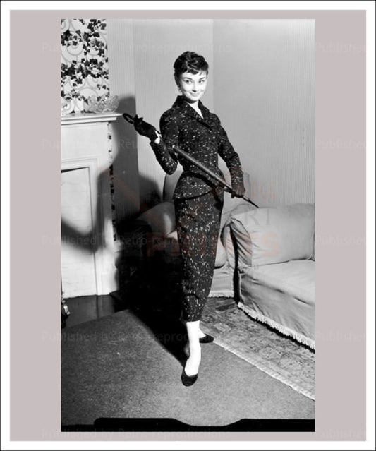 Audrey Hepburn, Mel Ferrer, Photographic print - Vintage Art, canvas prints