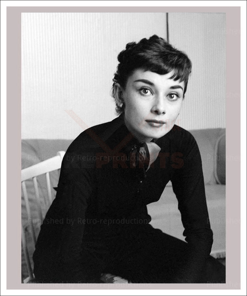 Audrey Hepburn, Photographic print - Vintage Art, 