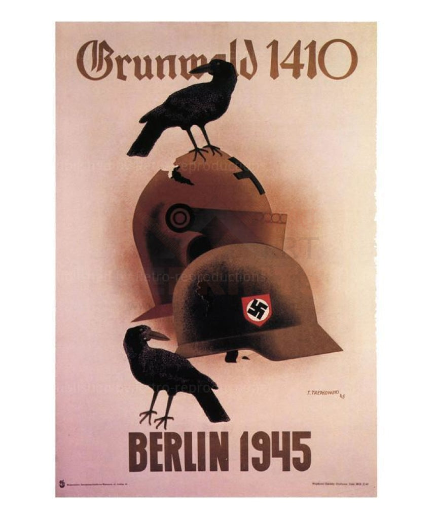 Berlin 1945, Advertising poster, WWII, Art print - Vintage Art, canvas prints