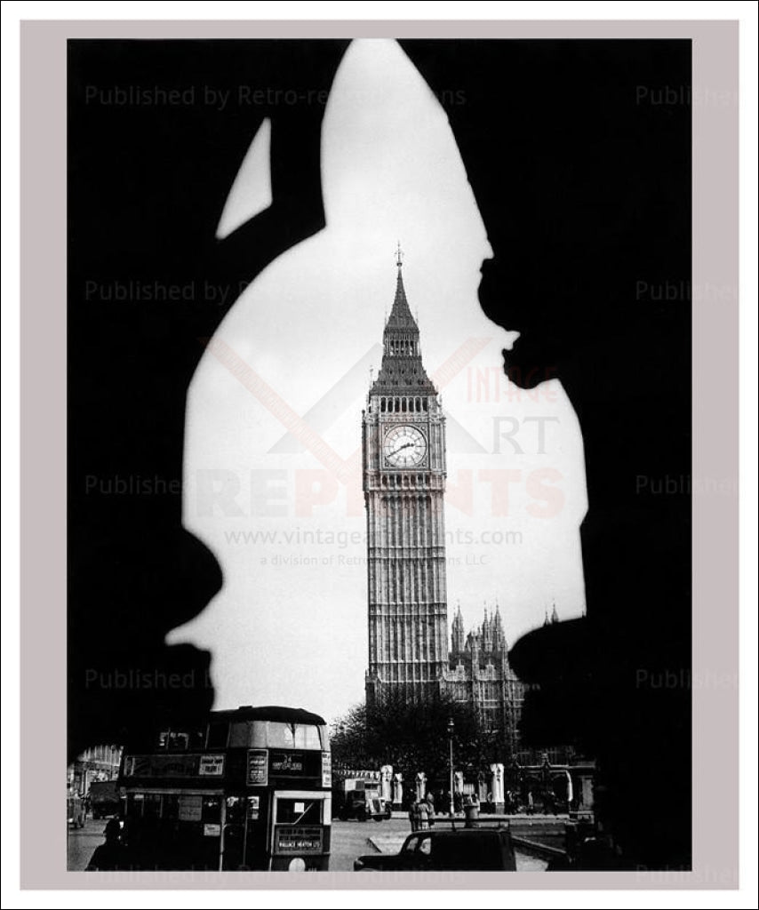 Big Ben London, photographic print - Vintage Art, canvas prints