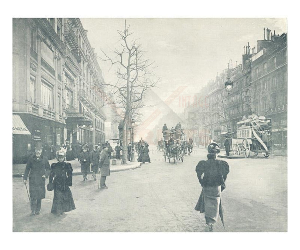 Boulevard Des Capucines, photographic print - Vintage Art, canvas prints
