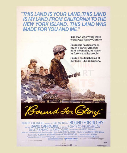 Bound for Glory, Movie poster reproduction - Vintage Art, canvas prints