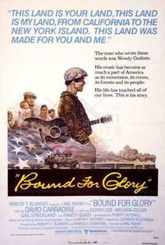 Bound for Glory - Original Movie Poster, - Vintage Art, canvas prints