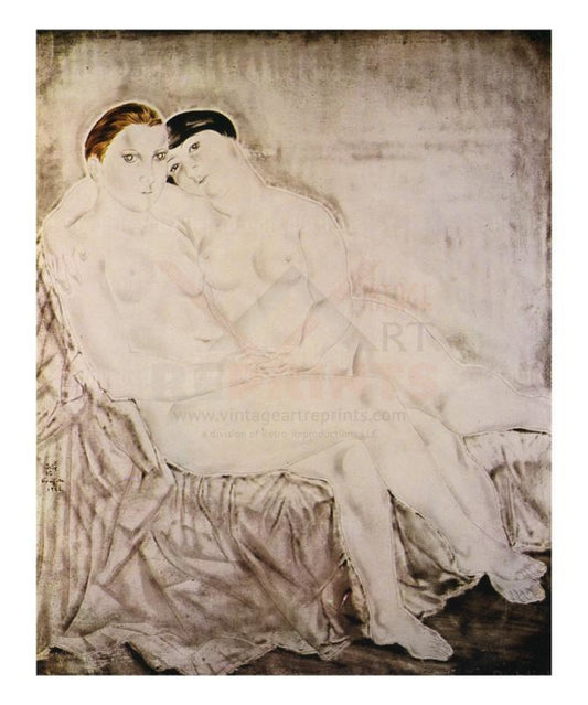 Les deux amies, 1926 - Vintage Art, canvas prints