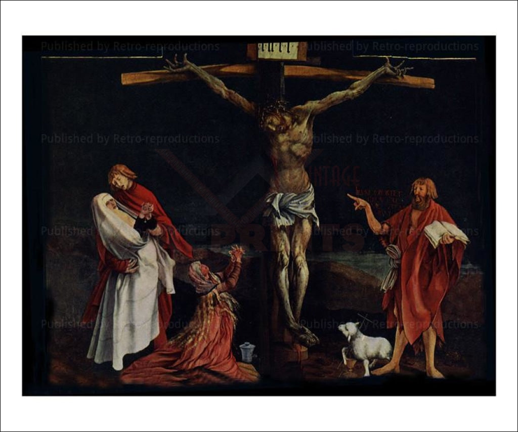 Crucifixion, Antonello Da Messina, Art Print - Vintage Art, canvas prints