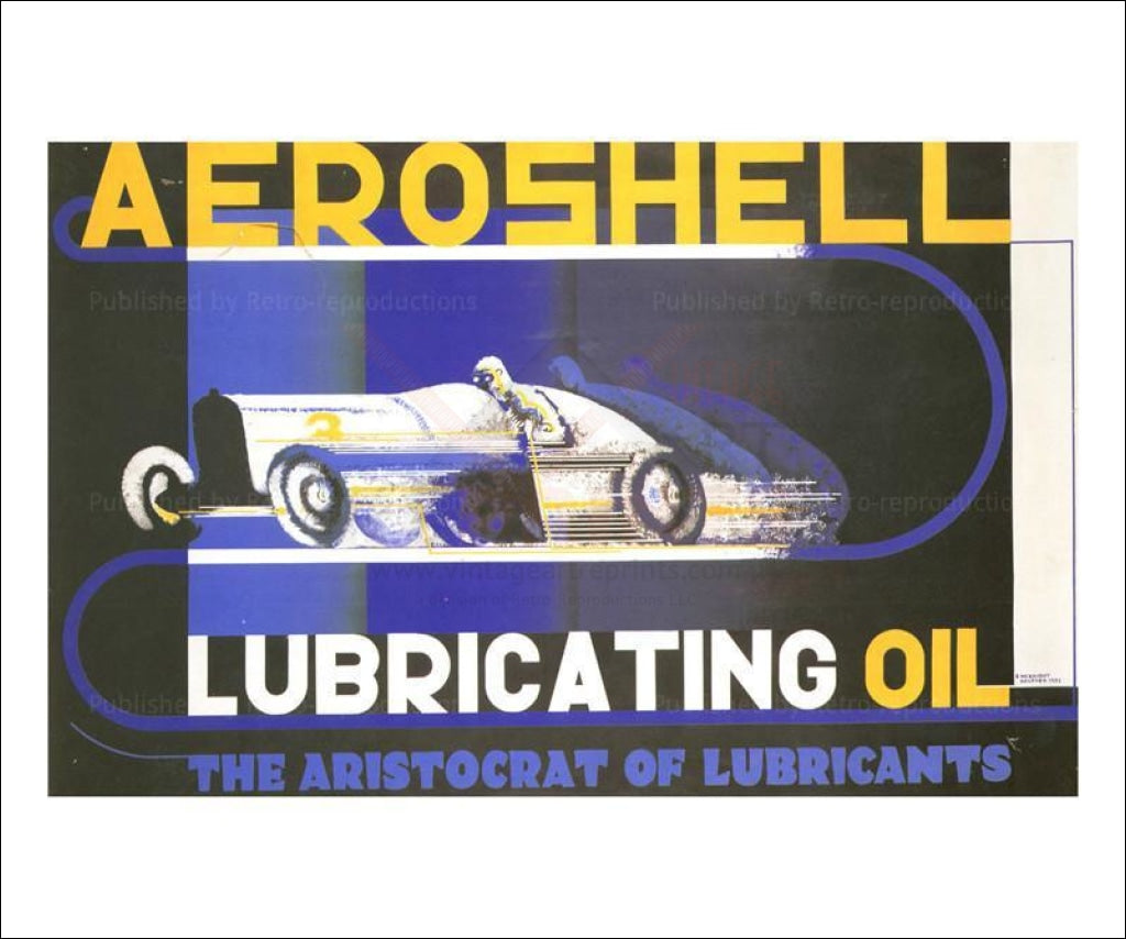 Canvas prints,Aeroshell 1932, Shell posters, Art print - Vintage Art, canvas prints