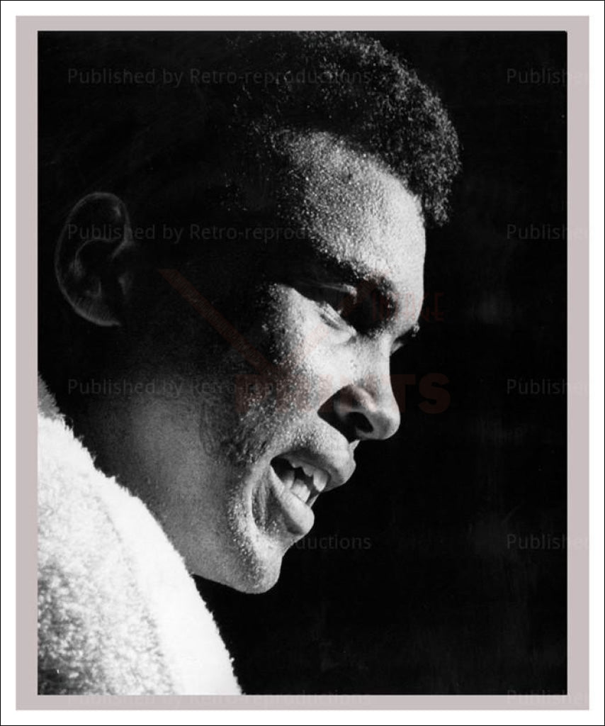 Cassius Marcellus Clay aka Muhammad Ali, Photographic Print - Vintage Art, canvas prints