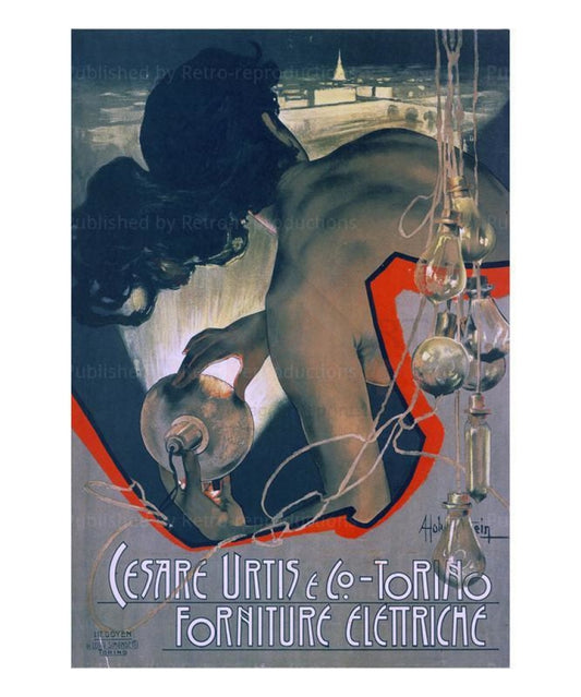 Cesare Urtis & Co, Adolfo Hohenstein, Art Print - Vintage Art, canvas prints